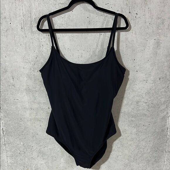Anne Cole Black One-Piece Swimsuit Plus Size 18 - Picture 1 of 7